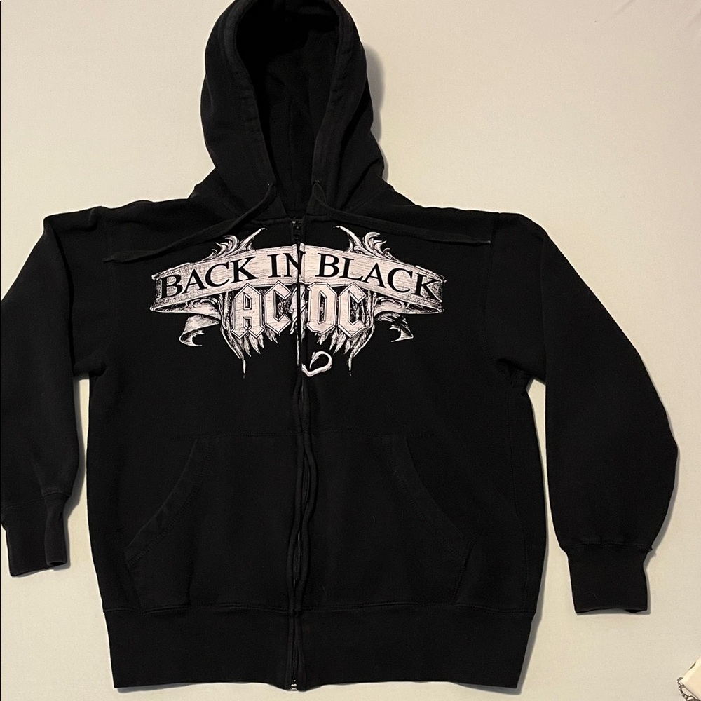 Vintage Black AC/DC Hoodie